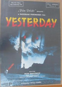 Plakat z filmu YESTERDAY - Halina Piwowarska