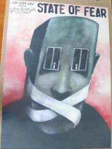 Plakat z filmu STAN STRACHU - Pągowski